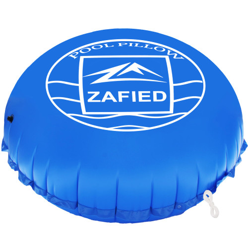 12' x 12' Air Pool Pillow for Above Ground Swimming Pool, Pool Pillows for Closing Winter Covers, Heavy-Duty Cold Resistant Vinyl Material Air Poolpillow, Rope Included