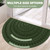RORA Half Circle Door Mat Front Door Mat Outside Entrance Welcome Mat 24x36