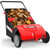EWORK Push Lawn Sweeper 26-Inch with 3.5 cu.ft. Hopper Bag for Yard Clean