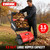 EWORK Push Lawn Sweeper 26-Inch with 3.5 cu.ft. Hopper Bag for Yard Clean