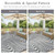 Vaukki Waterproof Outdoor Rug 8x10, Grey Striped Patio Mat