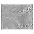 Vaukki Waterproof Outdoor Rug 8x10, Grey Striped Patio Mat