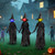 DR.DUDU 6 FT Witch Halloween Decorations Outdoor Yard Decor, Set of 3