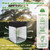 Butterfly Habitat Cage 24" x 24" x 36", Large Caterpillar Mesh Enclosure with Poop Tray for Easy Clean, Outdoor Monarch Butterfly & Insect Pop-up Net Cages Terrarium with Sunshade Top.