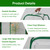 Butterfly Habitat Cage 24" x 24" x 36", Large Caterpillar Mesh Enclosure with Poop Tray for Easy Clean, Outdoor Monarch Butterfly & Insect Pop-up Net Cages Terrarium with Sunshade Top.