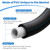 Amolok 100FT Non-Expanding Garden Hose, Ultra Lightweight Water Hose, Kink-Free, Burst-Resistant, Durable & Flexible Hose, All-Weather Outdoor Hose for Lawn & Garden, Car Washing