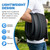 Amolok 100FT Non-Expanding Garden Hose, Ultra Lightweight Water Hose, Kink-Free, Burst-Resistant, Durable & Flexible Hose, All-Weather Outdoor Hose for Lawn & Garden, Car Washing