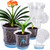 MIXC 18 Pack 6.5/5/4 Inch Self Watering Pots for Indoor Plants-Clear