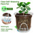 MIXC 18 Pack 6.5/5/4 Inch Self Watering Pots for Indoor Plants-Clear