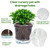 MIXC 18 Pack 6.5/5/4 Inch Self Watering Pots for Indoor Plants-Clear