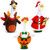 3 Set Holiday Porch Goose Outfits for Halloween Christmas Thanksgiving Day