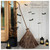 Halloween Decorations - 5.5 Ft Giant Light-Up Witches Broom
