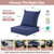 MuaMelop Outdoor Deep Seat Cushion Set, 24x24 Inch, Navy Blue, Set of 1