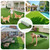 Artificial Grass Fake Turf Grass Outdoor Indoor with Drainage Holes, 3x5FT