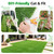 Artificial Grass Fake Turf Grass Outdoor Indoor with Drainage Holes, 3x5FT