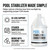 Clear Works Cyanuric Acid Pool Stabilizer & Pool Conditioner, 1 Gallon