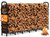 Gtongoko 8FT Firewood Rack Outdoor Heavy Duty Log Holder Wood Storage