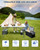 Linkriseed 4FT White Folding Table for Outdoor, 4 Foot Picnic Tables No Assembly Required Portable, White Foldable Table for Camping, Parties, Meeting, Events, Wedding, BBQ, with Carrying Handle