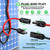 Vansdon Solar to XT60i Extension Cable 10AWG 30FT Solar Connector to XT60i Adapter Charging Cable for Portable Power Station, Solar Generator, Solar Panel, Battery, RV