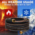 FXFOUCS Garden Hose 50ft x 5/8", Heavy Duty Water Hose, Kink Resistant