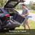 DUMOS Zero Gravity Chair, Lounge Chair Outdoor with Cup Holder