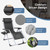 DUMOS Zero Gravity Chair, Lounge Chair Outdoor with Cup Holder