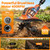 400RPM Brushless Cordlees Tiller Cultivator for Gardening, 20V Electric Garden Tiller Battery Powered((2 * 3.0Ah Battery&Charger), 9.5" Width 7" Depth, Garden Rototiller for Yard/Lawn/Soil Tiller
