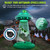 ZPISF 10 FT Halloween Inflatables UFO with Floating Cow Outdoor Decorations