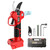 YAWV Electric Pruning Shears for Milwaukee M18 Battery, Portable Cordless Pruning Shears with LCD Display＆SK5 Blades, Adjustable Cutting Diameter 0.8-1.2 Inch for Gardening Tree Pruning(Tool Only)