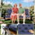 GZXAGZJ Porch Swing Cushions Outdoor 60 inch Waterproof Thicken 5" Backyard Swing Cushion with Backrest and Ties 2-3 Seat Outdoor Swing Cushions Replacement for Porch Patio Garden Lawn(Navy Blue)