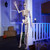 JOYIN 5 FT Halloween Skeleton Life Size, Stayable Posable Skeleton Decor, Full Body Movable Joints Giant Skeletons for Halloween Decoration Outdoor, Haunted House Prop, Spooky Scary Graveyard Party