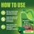 Green Gobbler Natural Total Control Weed & Grass Killer | Made with Concentrated Salt & Vinegar | Pet Safe | Kills to The Root | 1 Gallon Trigger