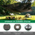 Xlimin Shade Cloth, 20FT X 30FT 70% Black Outdoor Woven Sun Shade with Grommets, Durable Breathable Netting Shading Antifreezing for Patio, Garden, DIY Home, Plants Cover, Greenhouse, Dog Kennel
