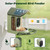 Kiwibit Solar Powered Smart Bird Feeder with Camera 2 Mini, 4K Live Stream