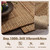 MontVoo-Outdoor Rug-Patio Rug 5x7 ft Polypropylene Indoor Outdoor Rugs Outdoor Carpet for Patio Deck Balcony Porch, Textured Weave, Durable for High Traffic, Fade-Resistant, Modern Neutral Brown