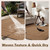 MontVoo-Outdoor Rug-Patio Rug 5x7 ft Polypropylene Indoor Outdoor Rugs Outdoor Carpet for Patio Deck Balcony Porch, Textured Weave, Durable for High Traffic, Fade-Resistant, Modern Neutral Brown