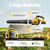 LOSART Leaf Blower Cordless, 650CFM & 3 Speed Levels, 1200W Electric Cordless Leaf Blower with 2 x 5.0Ah Batteries & Fast Charger, Blowers for Lawn Care, Yard, Blowing Leaves, Dust, Snow