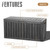 DRATO 135 Gallon Deck Boxes Outdoor Waterproof Storage Box with Wheels