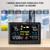BluSon Weather Station Wireless Indoor Outdoor Thermometer, Atomic Clock
