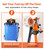 Backpack Blower Rack with Tube Hook, 2 Pack Backpack Blower Wall Mount
