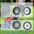 4 Pack Lawn Mower Wheels, HRR216K9VKAA Wheels, Fit for Honda HRR216 HR215 HRT216 HRB215 HRR2168vka etc 21 Inch Lawn Mower,2 Rear Wheels 42710-VE2-M02ZE, 2 Front Wheels 44710-VL0-L02ZB,5 Years Warranty