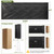 HongWay 6FT x 100FT Weed Barrier Fabric, Landscape Fabric with 40 Staples