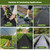 HongWay 6FT x 100FT Weed Barrier Fabric, Landscape Fabric with 40 Staples