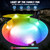LightHacker Solar Pool Lights for Inground Pools,Upgraded Solar Lights with LCD Pool Thermometer, Underwater Submersible Led Light for Pool Accessories, Swimming Pool Lighting with 10 Light Modes, 1PC