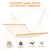 Lazy Daze Double Handwoven Rope Hammock for Outdoor Fits 12-13 Ft Stand