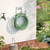 Josmimic Stainless Steel Garden Hose Holder - Silver SS304 Water Hose Holder - Wall Mounted Hose Hanger Heavy Duty for Water Hose Extension Cords Vacuum Hose, Anti-Rust (2 Pack)