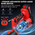 SIEARPUORL 6-Speed Modes Cordless Leaf Blower 21V,200MPH High-Velocity Electric Blower,Lightweight for Dry/Wet Leaves,Lawn Debris,Garage and Driveway Cleaning, Leaf Blower-2600mAh Battery*2