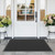 Naturei Durable Indoor Outdoor Door Mat, 2' x 4' Heavy Duty Front Door Mat for Entryway, Non-Slip Backing, Stain and Fade Resistant, Absorbent Commercial Floor Mat for High Traffic Area, Black