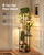 GENTINGBRO Plant Stand Indoor with Grow Lights Corner Plant Stand
