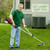 zamazi Weedeater Handle, Weedeater Handle Extension, Ergonomic Trimmer Handle Grip, String Trimmer Handle, Lawn Trimmer Handle Grip, Extension for Trimming, Lawn Care and Landscaping 17.7IN